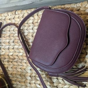 Burgandy Cross Body Bag